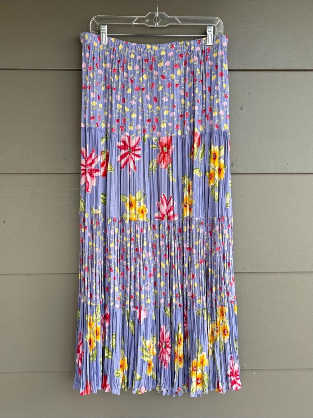 Vintage 90’s Coldwater Creek Pleated Floral Maxi Skirt